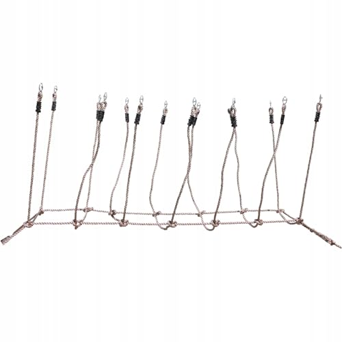 small foot Seilbrücke aus Kunststoffseil, für Klettergerüst, Garten und...