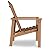 nevilywood Stackable Adirondack Chair - All-Weather HDPE Outdoor Patio Chair - Durable and Space -Saving Design for Easy Storage - Ideal for Porch, Lawn, or Garden-Teak