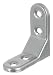 Produktbild Alberts 858575 Zierwinkel | geprägt | aluminiumgrau kunststoffbeschichtet | 50 x 50 x 20 mm | 20er Set