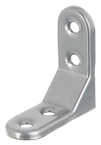 Decoration Wall Bracket Isosceles Shape 50 x 50 x 20 mm / 20 STK. aluminiumgrau, Aluminium Grey