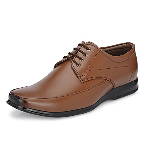 Image of Centrino Men's Formal Shoe |Elegant Lace Up Derby for Business & Casual Wear | Premium Craftsmanship for a Stylish & Sophisticated Look | Cushioned Insole for All-Day Comfort & Support (8657)