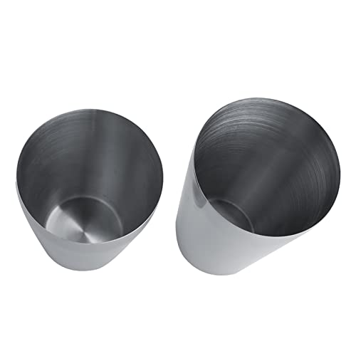 HEEPDD Shaker da Cocktail, Set da Bar Shaker da Cocktail Set con Aderenza Comoda Elegan Smooth Premium Bartender Wine per Mescolare Bevande da, 600 450 Ml in Acciaio Inossidabile (800/600 ml)