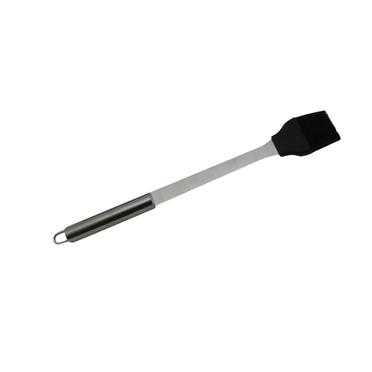 Set Utensili Barbecue in Acciaio Inox 5 Pezzi Nero | Custodia Oxford Inclusa, Spatola Pinza Forchetta Coltello Spazzola, Formato Compatto
