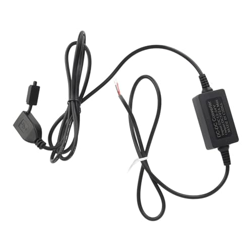 Natudeco Charging Socket Wateragainst USB Power Supply Port Socket Charging Hardwire Adapter Kit for Motorcycle Smart Phone GPS