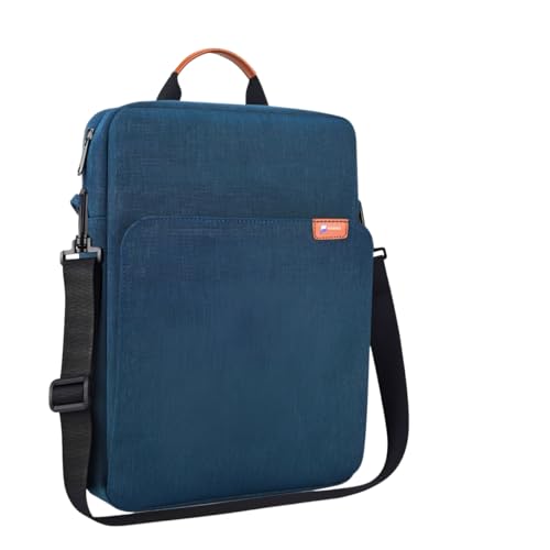 Bolsa Protetora para Tablet 13 Polegadas, Azul Marinho, com Alça Ajustável e Compartimentos