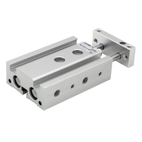 Vérin pneumatique double tige CXSM25 guidage linéaire