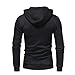 Hombres Sudadera con Capucha Casual Tops Deporte Blusa Manga Larga De Patchwork...