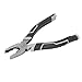 Acouto Professional Electrician Plier Set - Metal Combination Wire Cutter with NonSlip Grip for Craftsmen, Engineers, and Electricians (Lineman Plier)