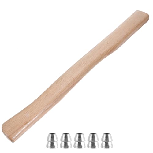 Baluue Ensemble manche hache 19.68" bois 5 coins
