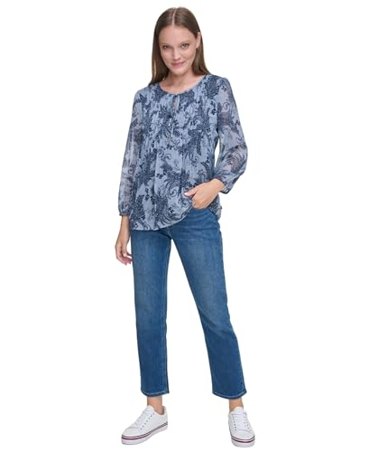 T-Shirt à Manches Courtes Tommy Hilfiger Flutter Tee Sportswear Femme Soft Essential