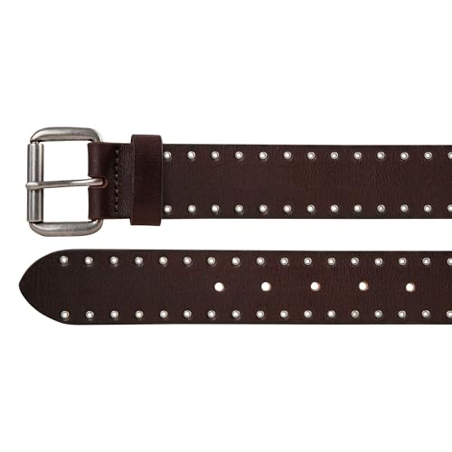 Image of Lucky Brand Men's Jeans Leather Belt| Classic| Casual| Dress| Everyday| American Heritage| Genuine Leather| Metal Buckle