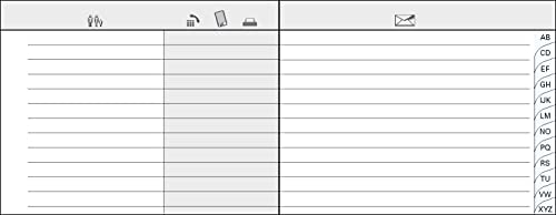 Exacompta 13081E – Adressbuch Winner 11 x 7,5 cm