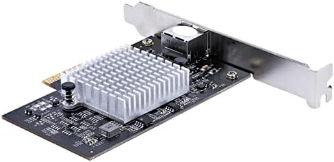 StarTech.com 1-Port 10Gbps PCIe Network Adapter Card, for PC/Server, Six-Speed Ethernet w/Jumbo Frame Support, NIC/LAN Interface, 10GBASE-T/NBASE-T (ST10GSPEXNB2), Black