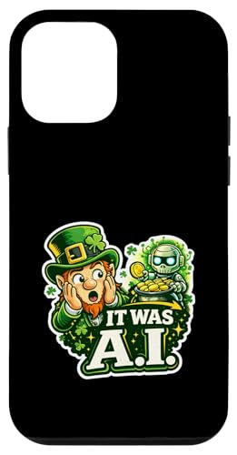 Irish It Was A.I Funny St Patricks Day Tech ���[���A �V�������b�N �X�}�z�P�[�X iPhone 12 mini �p