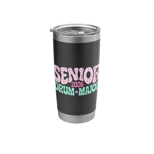 Senior 2026 Drum Major 2026 Class Of 2026 Drum Major Stainless Steel Insulated Tumbler