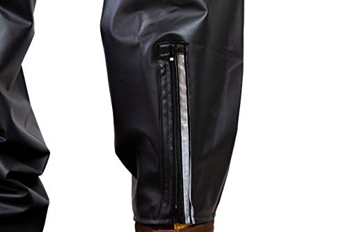 ALBA Waterproof Rain Suit for Motorcycles (Extra Large, XL) (Black)