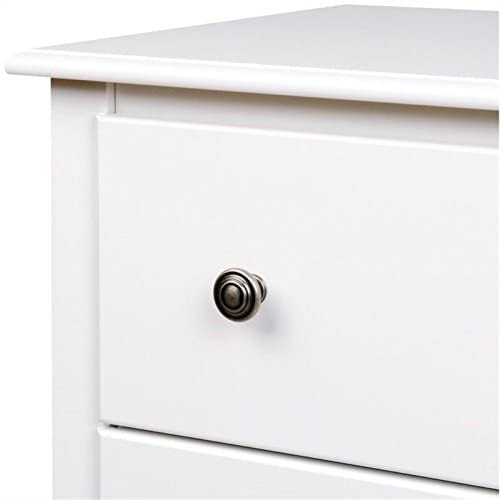 Prepac Monterey 5-Drawer Chest For Bedroom, 16" D X 31.5" W X 45.25" H, White #TOP2
