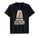 It's A Bad Day to Be A Glizzy Funny Hotdog Wiener Cartoon T-Shirt