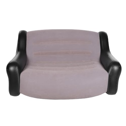 Sofá inflable de dos plazas con reposabrazos de PVC flocado AUNMAS 2