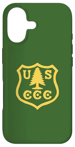 Vintage Civilian Conservation Corps Retro CCC Logo X}zP[X iPhone 17 p