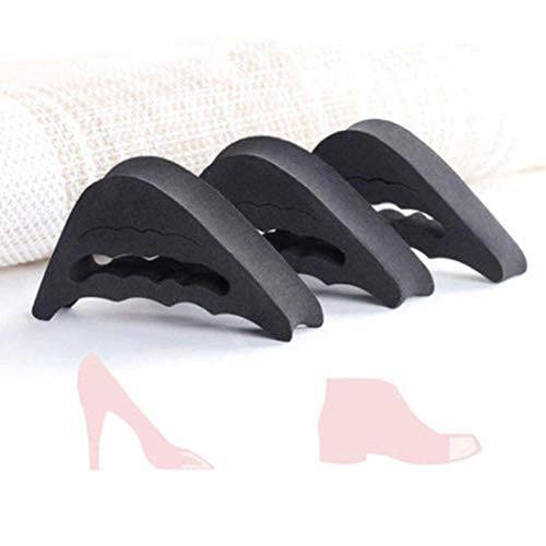 Mahek Adjustment Shoe Inserts for Men & Women Front Heel Liner Women High Heel Half Forefoot Insert Cushion Pain Relief Protector Big Shoes Front Filler Pumps Flats Sneakers (Black 2 Pair 4 Pcs)