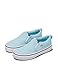 Vans Missy Asher Slip-On Shoe | Girls' Sneakers for Everyday Wear, Walking, School & Fashion, Canvas Crystal Blue, 1.5