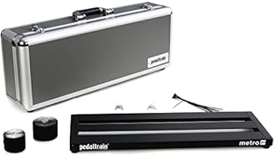 High-quality pedal board for effect pedal (60.9 x 20.3 cm) Lifetime warranty Ultra lightweight and robust Aeroplane aluminium (0.88 kg) Includes solid a hard case, industrial velcro and cable ties The original US brand for pedal boards