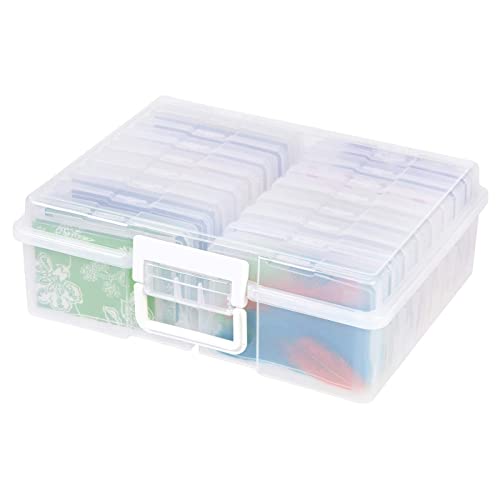 Image of MICHAELS Photo & Craft Storage Box by Recollections - Modern, White, 14.9 x 12 x 5 inches