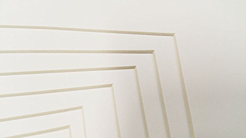 Poster Palooza Smooth White 22x28 White Picture Mats with White Core for 18x24 Pictures - Fits 22x28 - //coolthings.us