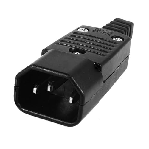 HeyNana - Connecteur d'alimentation IEC 320 C14 mâle/femelle AC 250 V/10 A