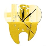 [Comodità alimentata a batteria] Questo orologio da parete funziona con batterie AAA (non incluse), fornendo flessibilità nel posizionamento senza la necessità di cavi antiestetici.