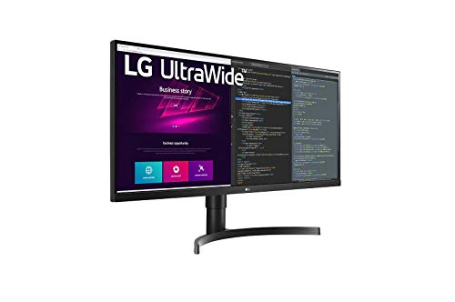 LG 34WN750 Monitor 34" QuadHD UltraWide 21:9 LED IPS HDR, 3440x1440, Radeon FreeSync 75Hz, Audio Stereo 14W, 2x HDMI, 1x Display Port 1.4, 3x USB 3.0, in hoogte verstelbaar, Flicker Safe, zwart - Afbeelding 5