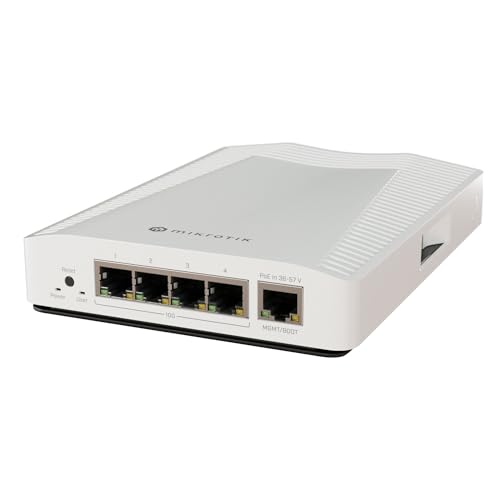 Switch MikroTik CRS304-4XG-IN Desktop Switch 4x 10 Gbit, 1x Gbit Ports Switche (CRS304-4XG-IN)