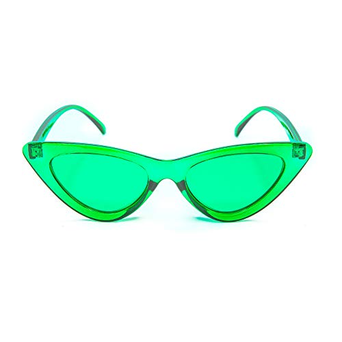 GloFX Green Color Therapy Glasses - Cat Eye Sunglasses - Chromotherapy Migraine Chronic Pain - Green Light Therapy Fashion Glasses3