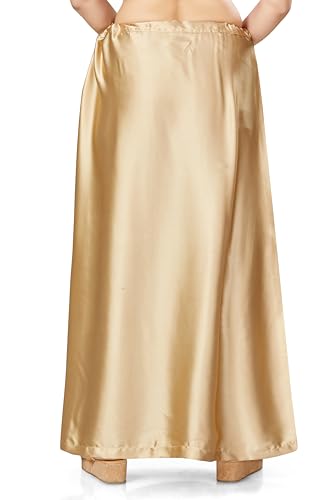 Image of Madhu Fashion Women's Satin Saree Petticoat Saree Underskirt