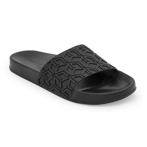 Image of Red Tape Womens Sliders in Slate Blue | Casual Pool Sliders | SLATE BLUE | 3 UK