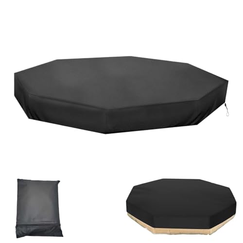 Housse de bac à sable octogonale pliable bâche de protection imperméable pour jardin