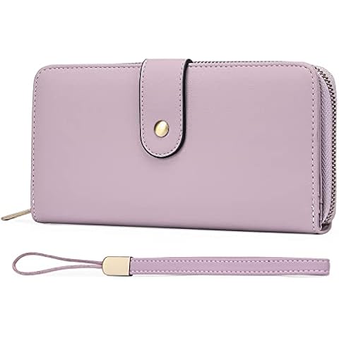 GAEKEAO Ladies RFID Blocking Leather Wallet Cover