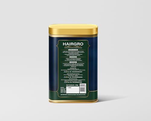 Image of Lakshmi Krishna Naturals Hairgro Nutrition Mix Powder | Herbal Hair Care Powder for Daily Use | Supports Strong, Smooth & Healthy Looking Hair | Natural Ingredient Blend