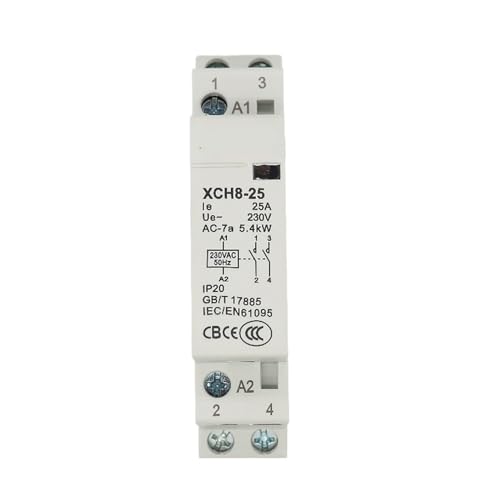 Contacteur modulaire 16A 2NC rail DIN 230V pour tableau électrique domestique