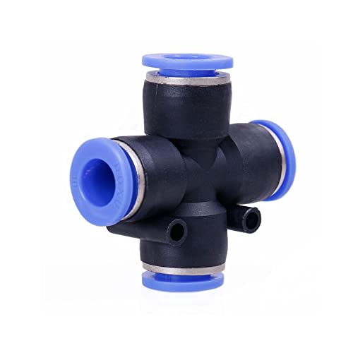 ezqnirk 1PCS Pneumatic Fittings Connectors Direct Thrust Plastic Hose Quick Couplings,PZA,4mm