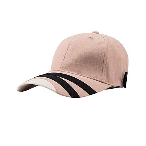 Gorra de béisbol Femenina, Primavera y Verano, versión Coreana de la Marea, Curva Larga, Deportes Ocasionales, Protector Solar, Sombrero de Pareja 粉 红色可 调节