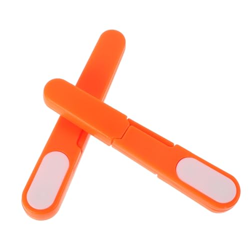 OFFSCH Tijeras de Pesca de Precisión Mini Cortadores de Línea con Cubierta Juego de Naranja para Pesca y Manualidades Uso Versátil para Hilos y Bordados