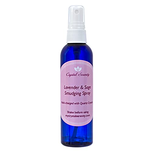 Comparison: Best Sage For Smudging 11 White Sage Smudge Spray: Lavender and Sage Smudging Spray with Quartz Crystals - Reiki Charged 4 oz