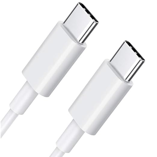 Image of Orignal 120W Type C to C,Fast Charging Cable High Speed Data Transfer Compatible with vi-vo X90,X90 Pro,X80,X80 Pro,X70,X70 Pro (White Cable)
