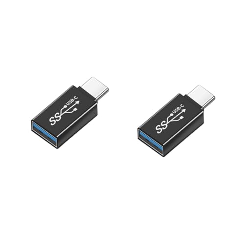 Image of Tobo USB to Type C Adapter - Type C High Speed Data Transfer Cable - 5Gbps Quick Data Transmission Accessories with USB3.1 for Phones, Most Computers, Laptops Vedios, Pictures TD-1059TC Pack of 2