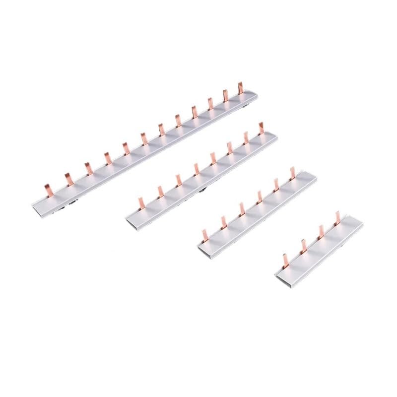 Peigne MCB cuivre 1.4mm raccordement disjoncteur 1 pôle 4 6 8 12 voies monophasé