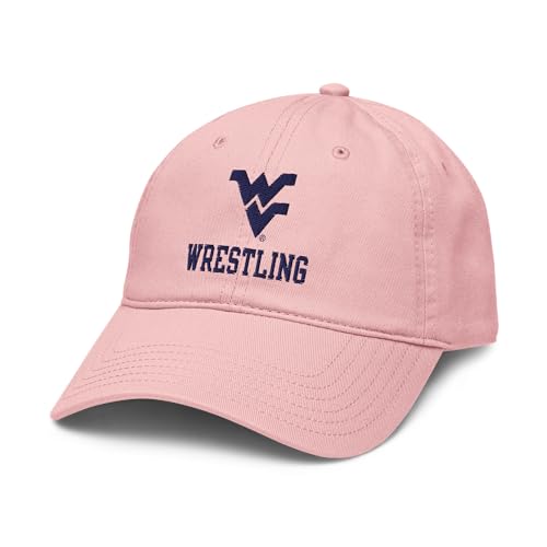 West Virginia Mountaineers Wrestling Logo Adjustable Baseball Hat