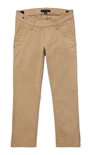 Tommy Hilfiger Boy's Adaptive Seated Stretch Chino Pants With Adjustable Waist and Magnet Buttons