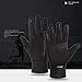 KELINFONG Gloves for Cold Weather Upgraded Winter Gloves Men Touchscreen Gloves Motorcycle Gloves for Men Thin Windproof Anti Slip Gloves for Hiking Bike Cycling Texting Skiing Outdoor Sports Gloves